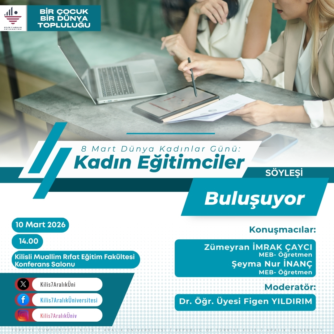 8 Mart Dünya Kadınlar Günü: Kadın Eğitimciler Buluşuyor